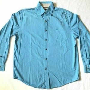 Michael Michael Kors Blue & White Pin Stripe Shirt